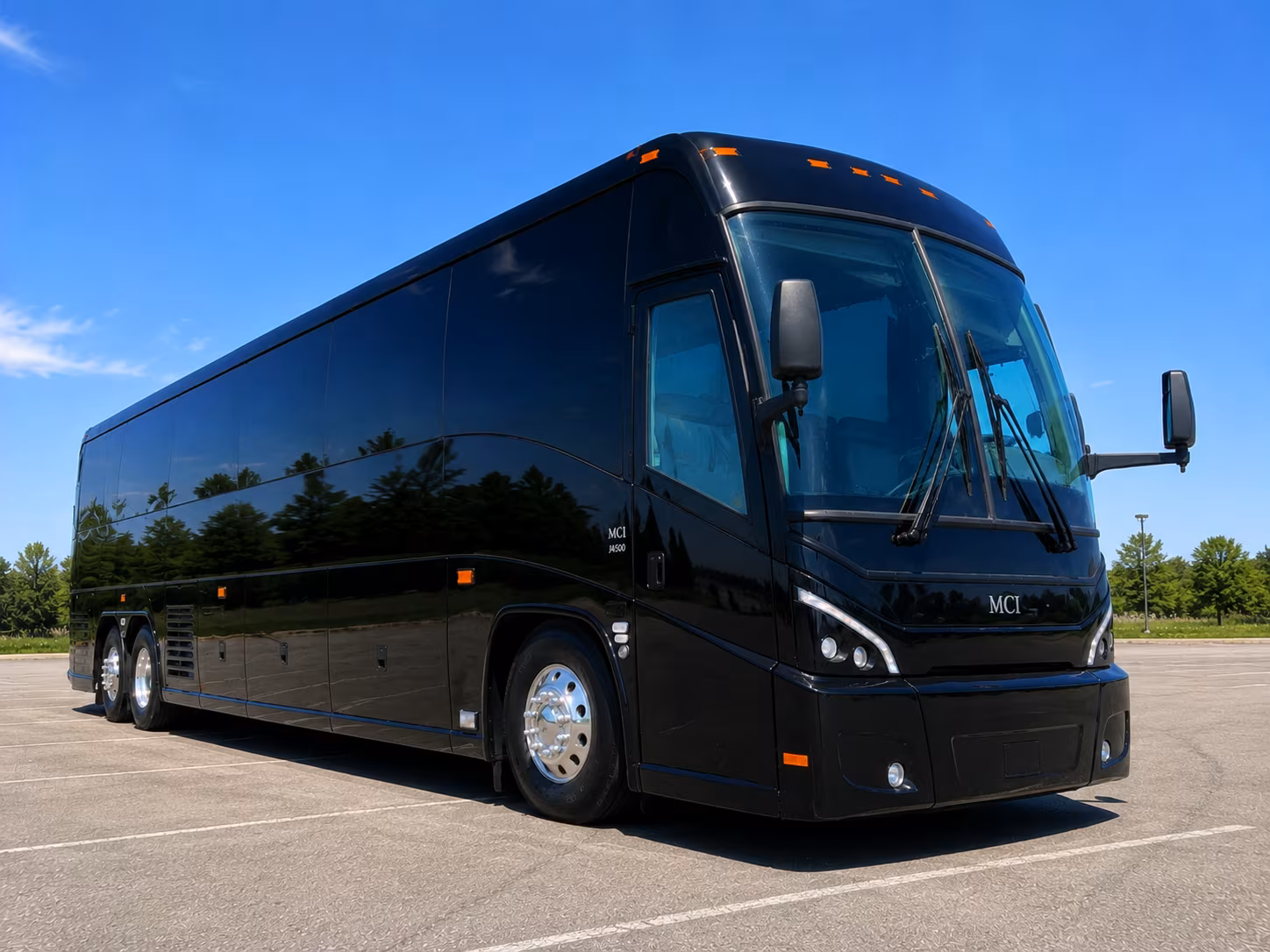 long distance charter buses for training rotations and unit movements
