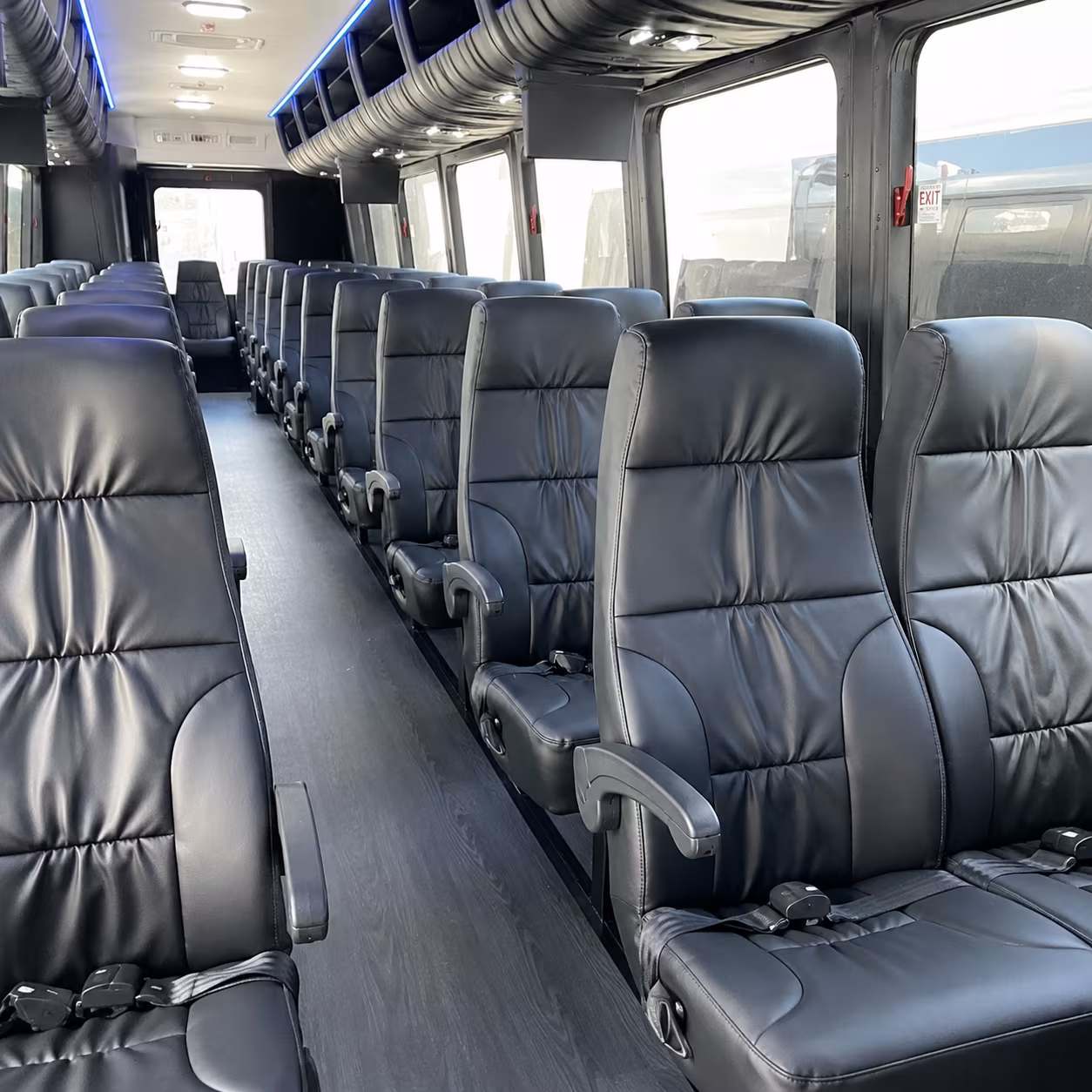 oceanside wedding transportation onboard seating